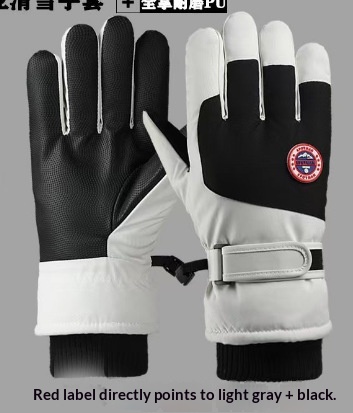 Winter Fleece-Lined Thermal Touchscreen Ski Gloves