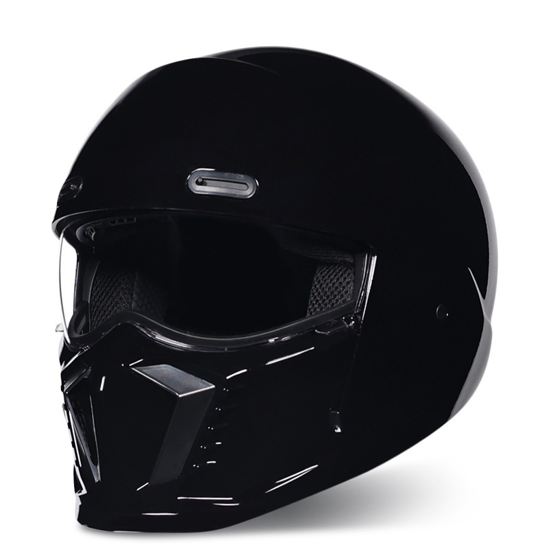 Retro Motorcycle Cruiser Lightweight Full-face Helmet