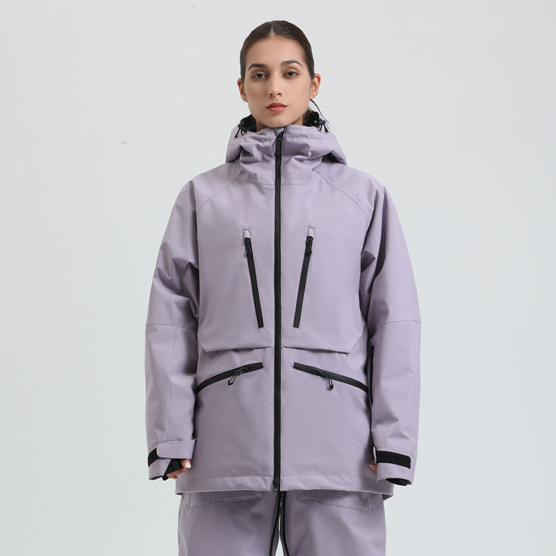 Womens Waterproof Fully Taped Snowboard Jacket