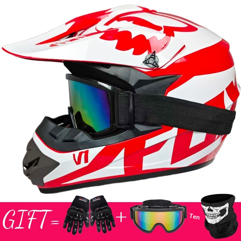 Yamamoto Off-Road Racing AM Mountain Bike Full-Coverage Off-Road Helmet