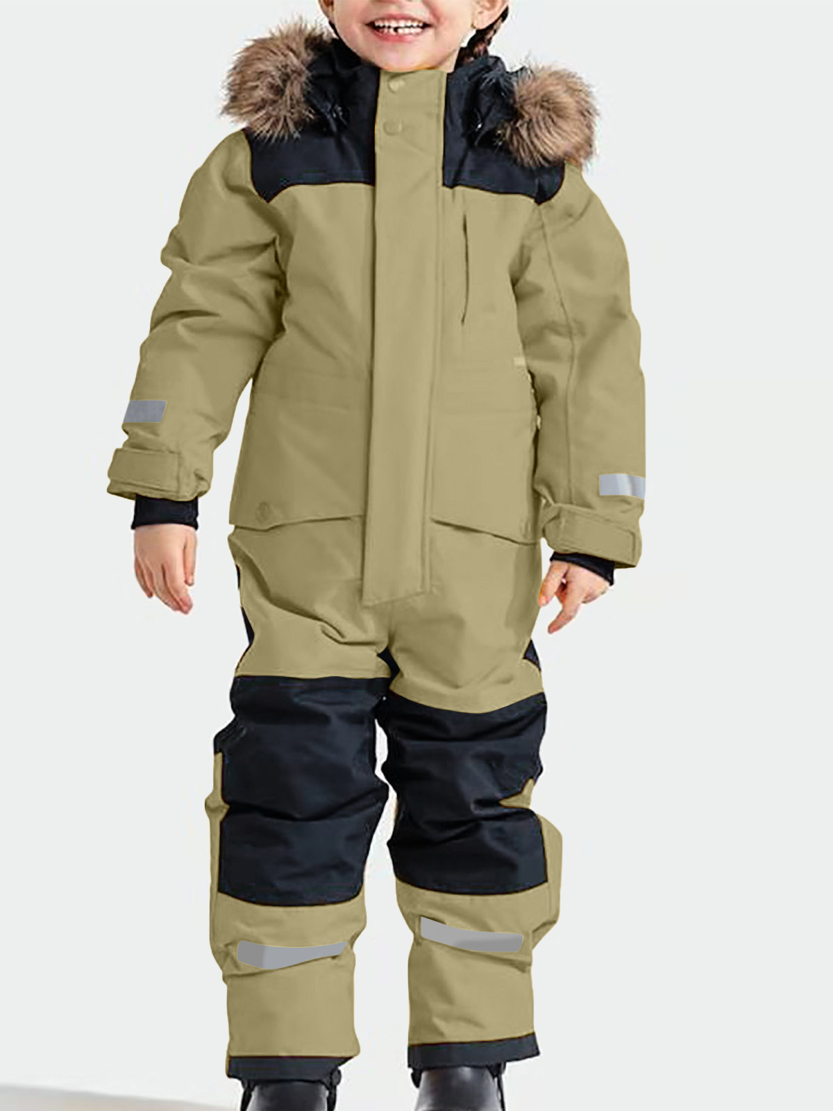 Luminous Ski Suit For Snowboarding And Skiing Windproof Waterproof And Insulated Jumpsuit