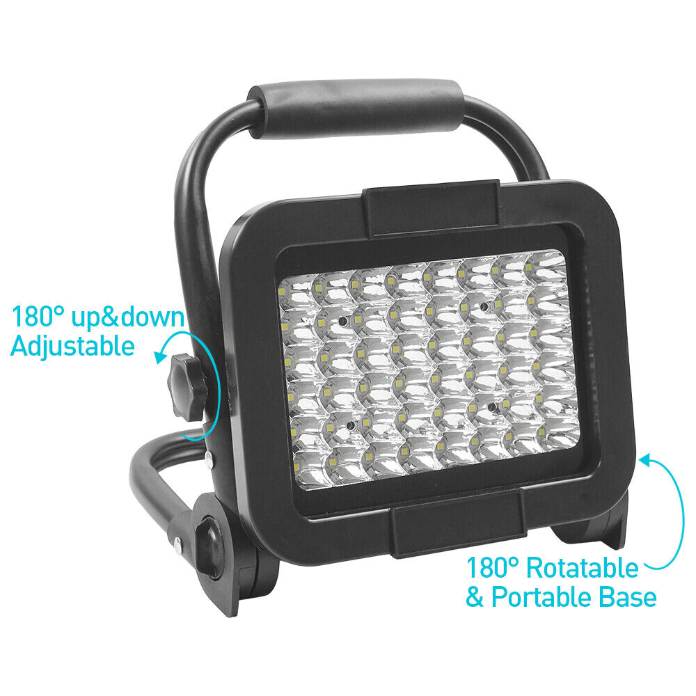 5 LED Work Light For  18V Battery Workshop Flashlight Torch Camping 48led