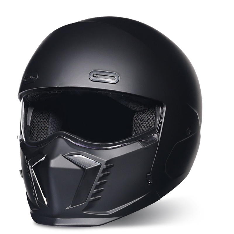 Retro Motorcycle Cruiser Lightweight Full-face Helmet