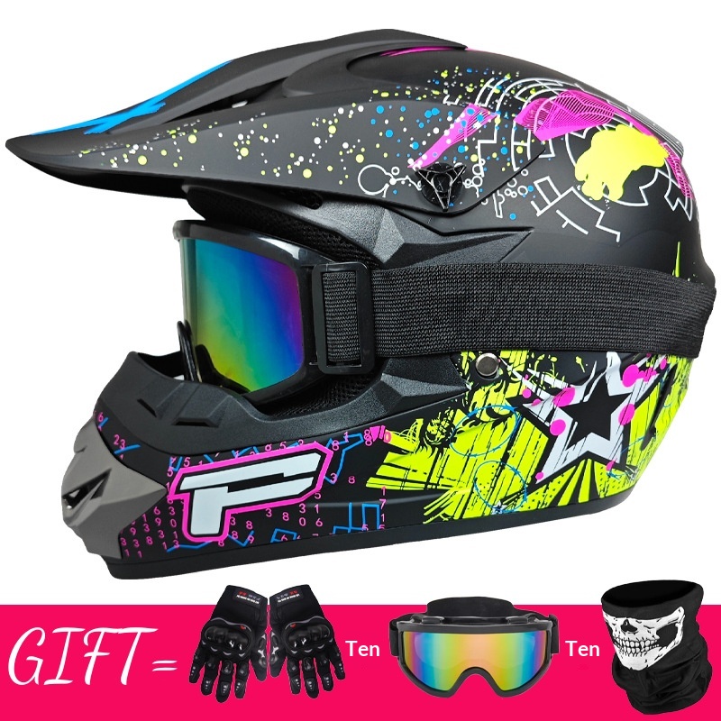 Yamamoto Off-Road Racing AM Mountain Bike Full-Coverage Off-Road Helmet