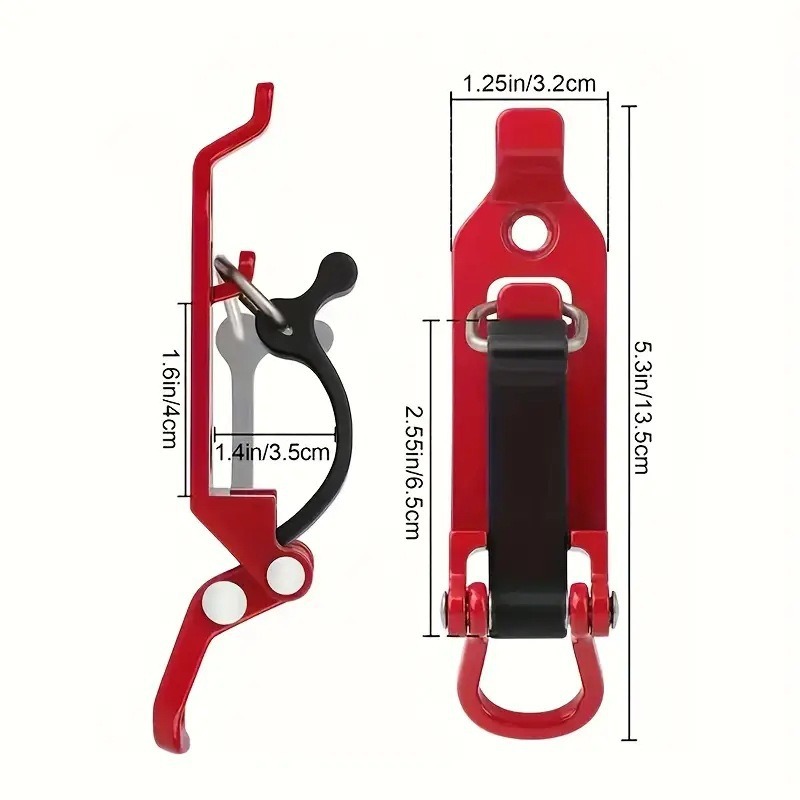Fixed Clamp Buckle Fire Axe Handle Roof Rack