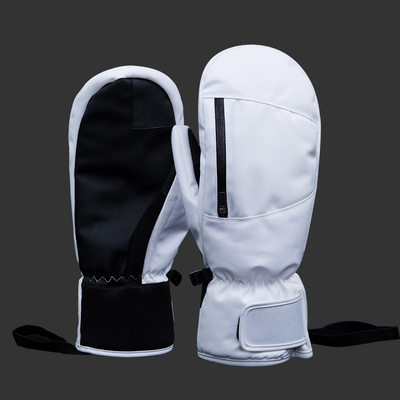 Snowboard Waterproof Touch Screen Inner Five Finger Warm Gloves