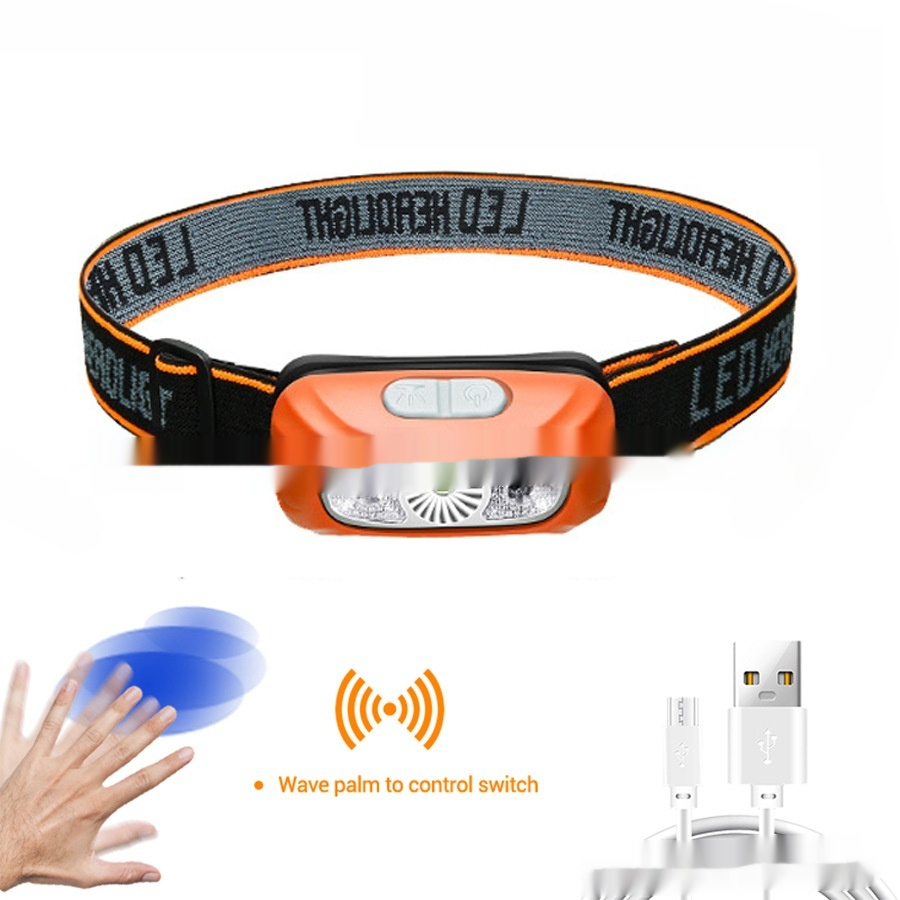 Charging Powerful Light Hand-Waving Waterproof Fishing Lamp Flashlight With Built-in Lithium Battery
